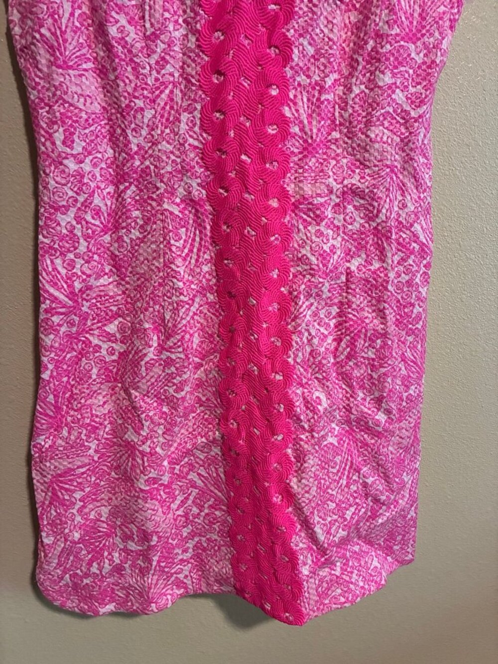 NWT Lilly Pulitzer Women's Pink and White Floral Sleeveless Dress Size 10 - Picture 4 of 10